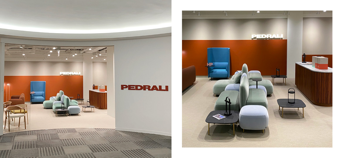 pedrali collections staged at neocon 2022
